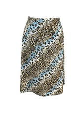 Undercover Waterwear Undercover Waterwear Blue Leopard A-Line Swim Skirt