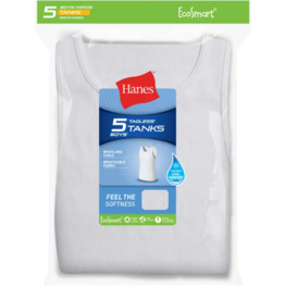 Hanes Boys Tagless Tanks 5-Pack