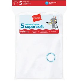 Hanes Boys Crew Toddler 5-Pack