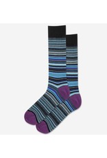 Hotsox Hotsox Men's Thin Multi Stripe Crew Sock