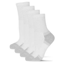 Memoi 2 Pair Diabetic Half Cushion Quarter Sock
