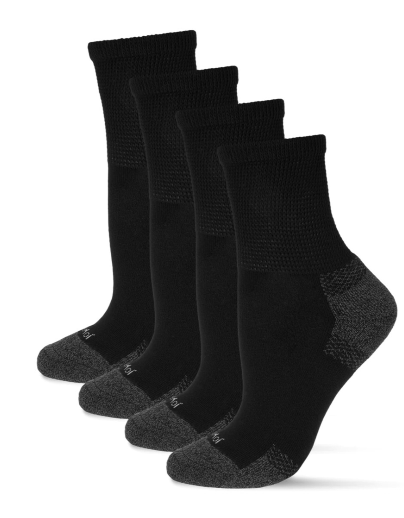 Memoi 2 Pair Diabetic Half Cushion Quarter Sock