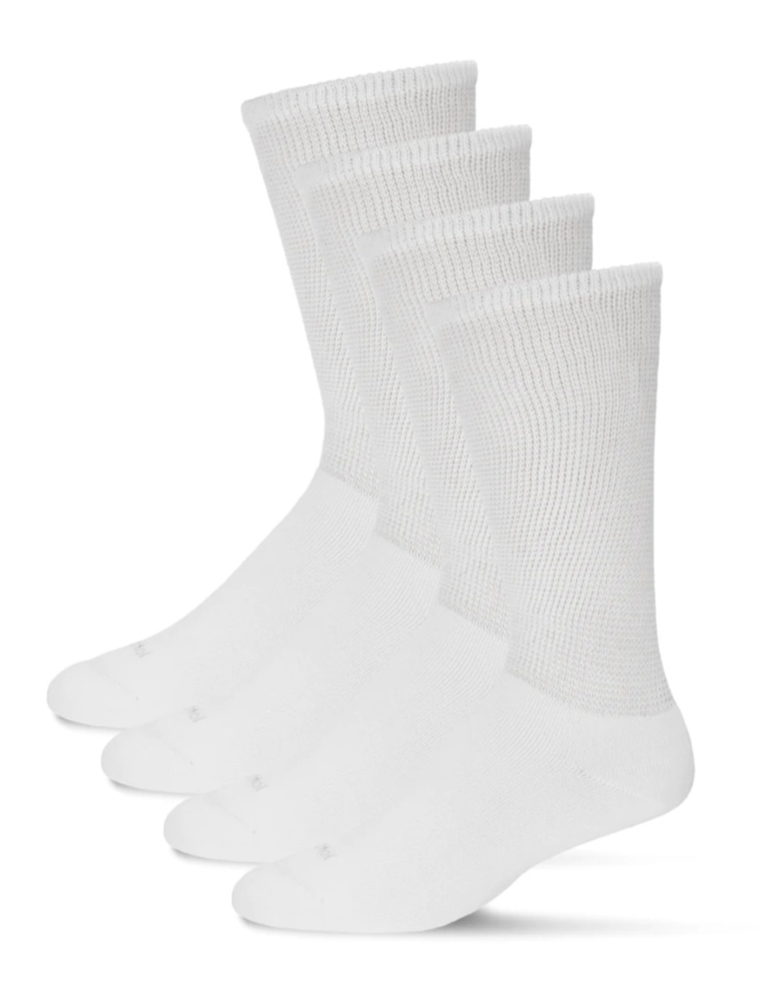 Memoi 2 Pair Diabetic Full Cushion Crew Sock