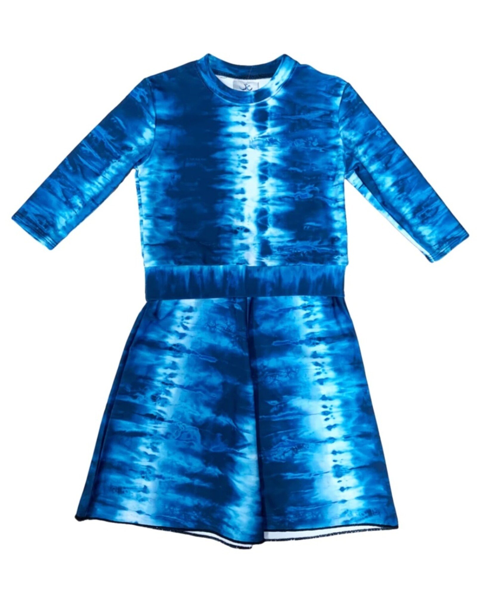 Undercover Waterwear Undercover Waterwear Kids Blue Tie Dye Swim Dress