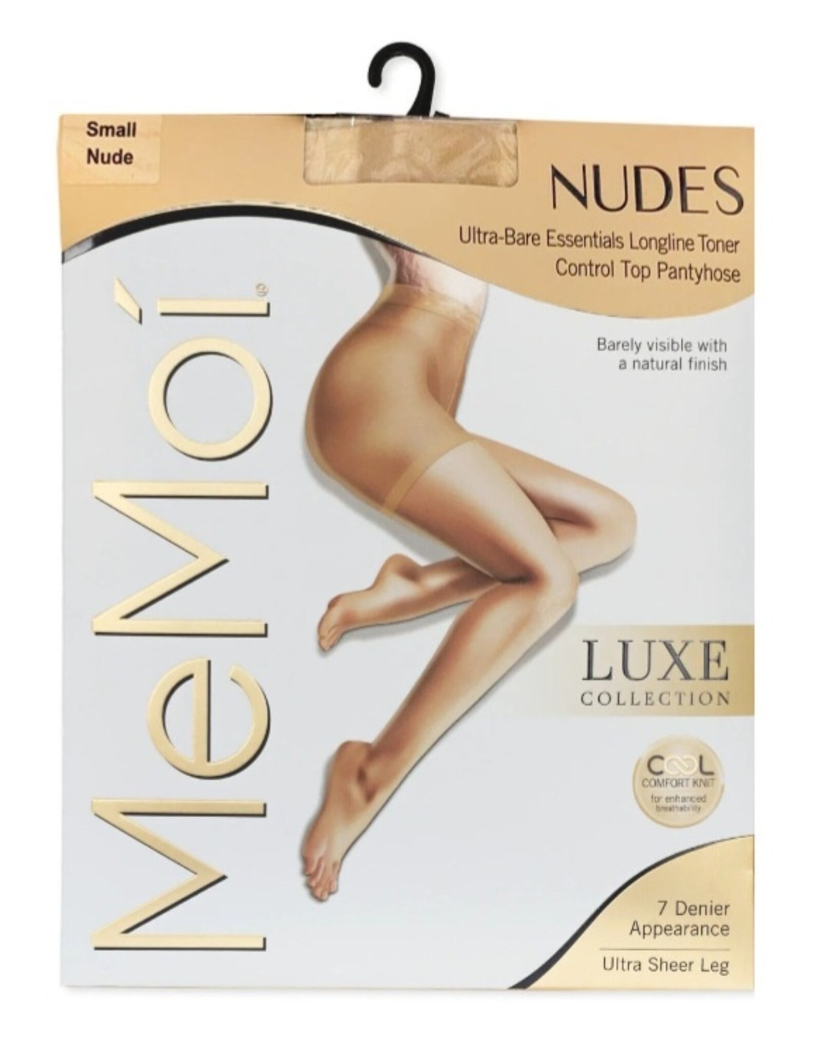 Memoi Memoi Women's Ultra-Bare Essentials Longline Toner Control Top Pantyhose