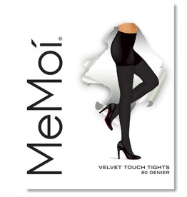 Memoi Memoi Women's Velvet Touch Control Top 80 Denier Tights