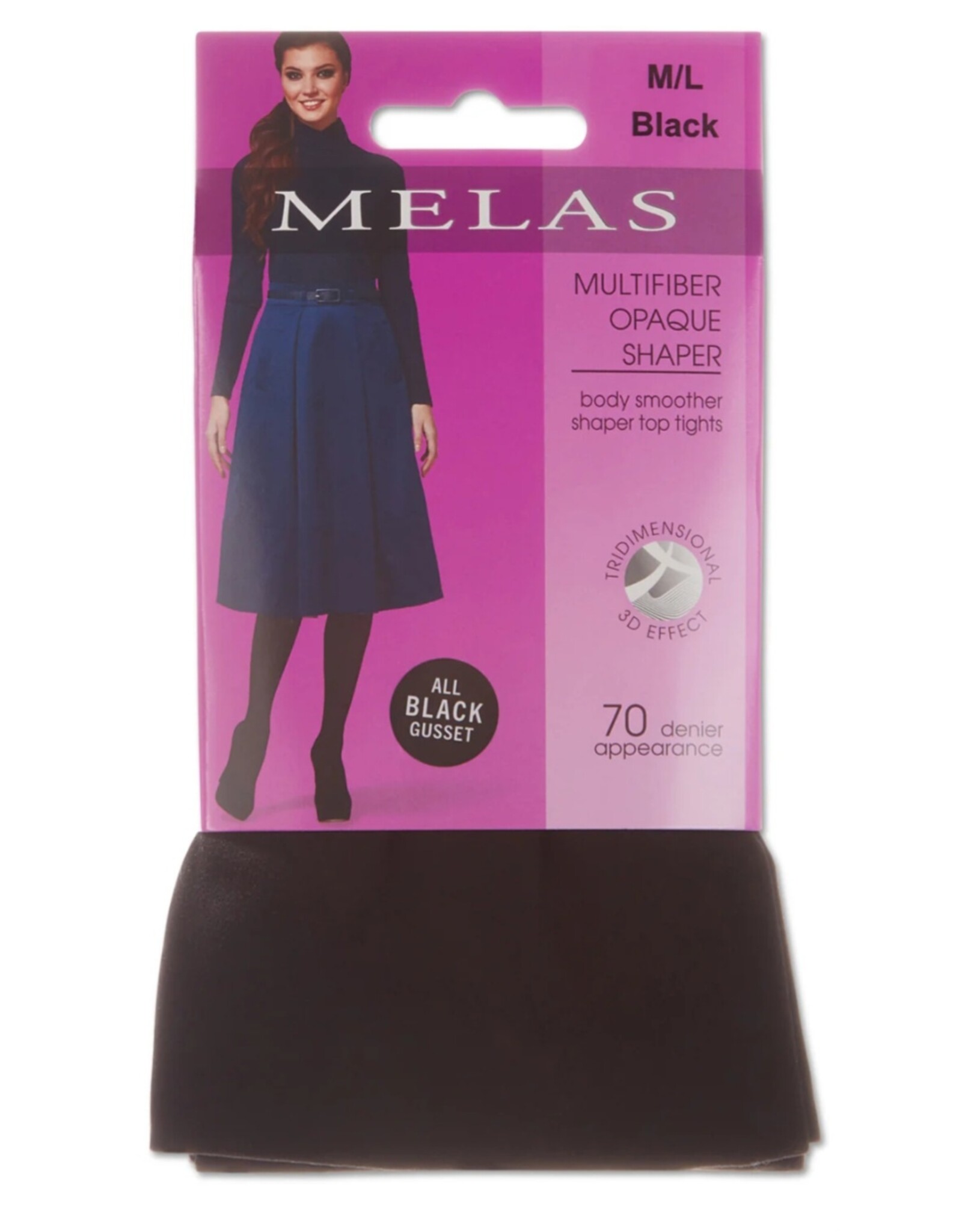 Melas Melas Women's Multifiber Opaque Body Smoother Shaper Top AT-716