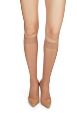 Memoi Memoi Women's Silky Sheer Knee Highs 25 Denier Ms-713