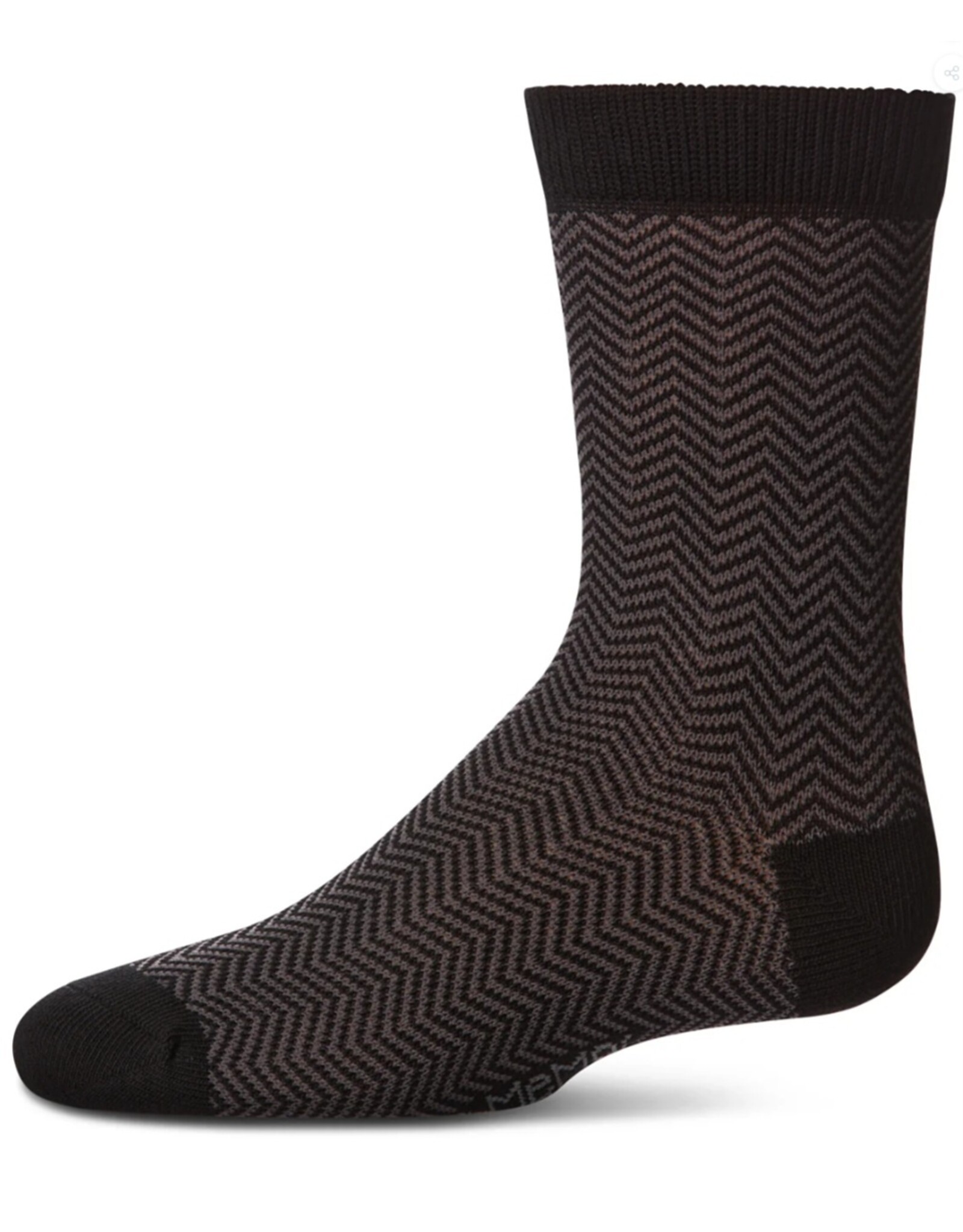 Memoi Memoi Boy's Heringbone Crew Sock MK-187