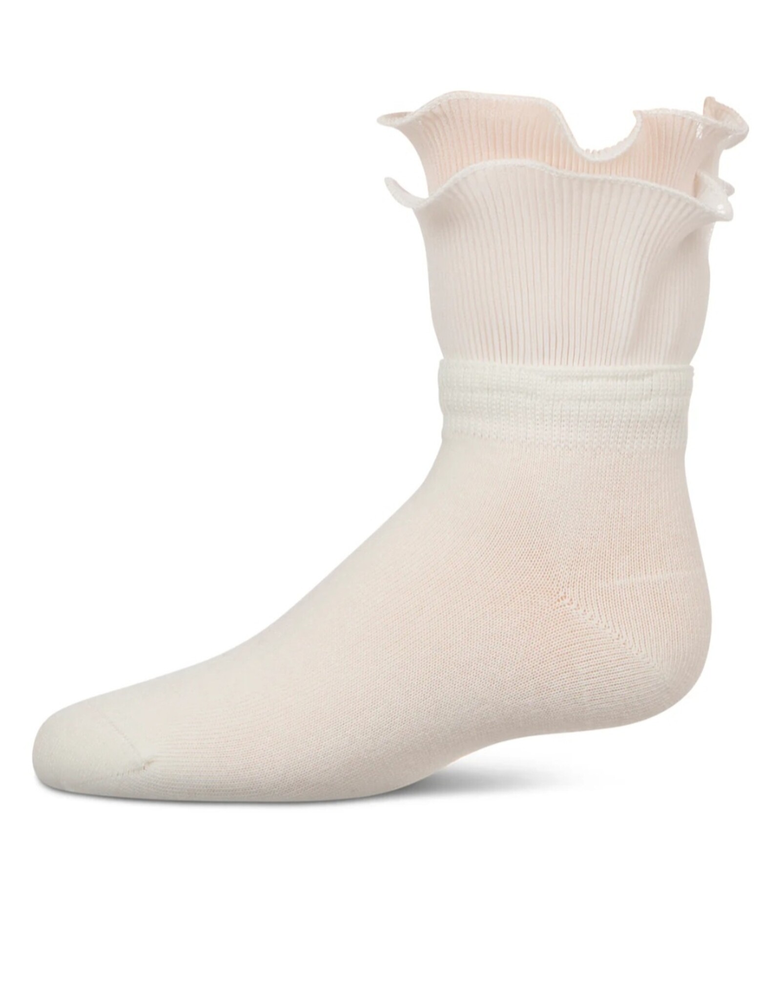 Memoi Memoi Girls Dual Layer Ruffle Anklet MKF-6077