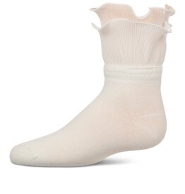 Memoi Memoi Girls Dual Layer Ruffle Anklet MKF-6077