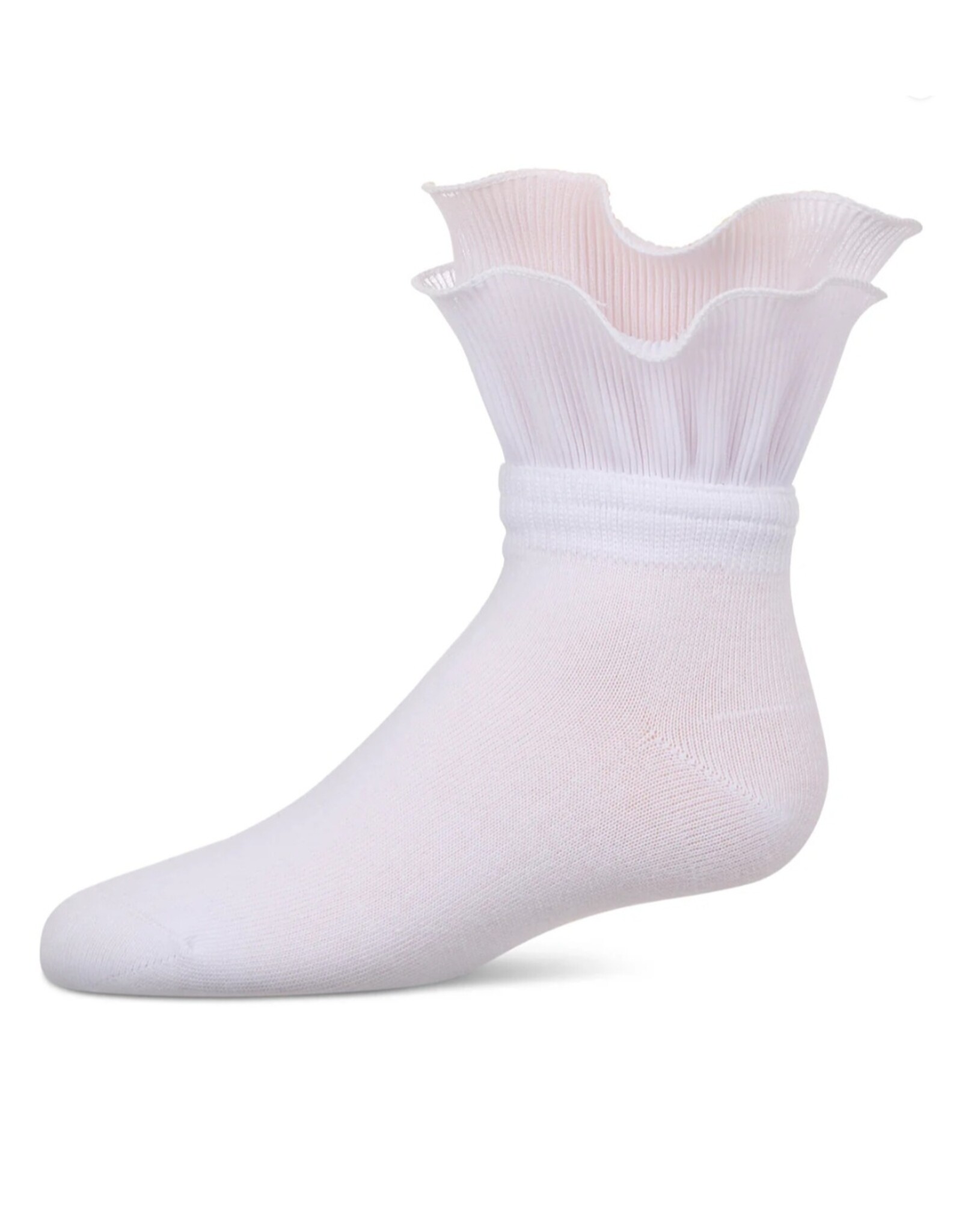 Memoi Memoi Girls Dual Layer Ruffle Anklet MKF-6077