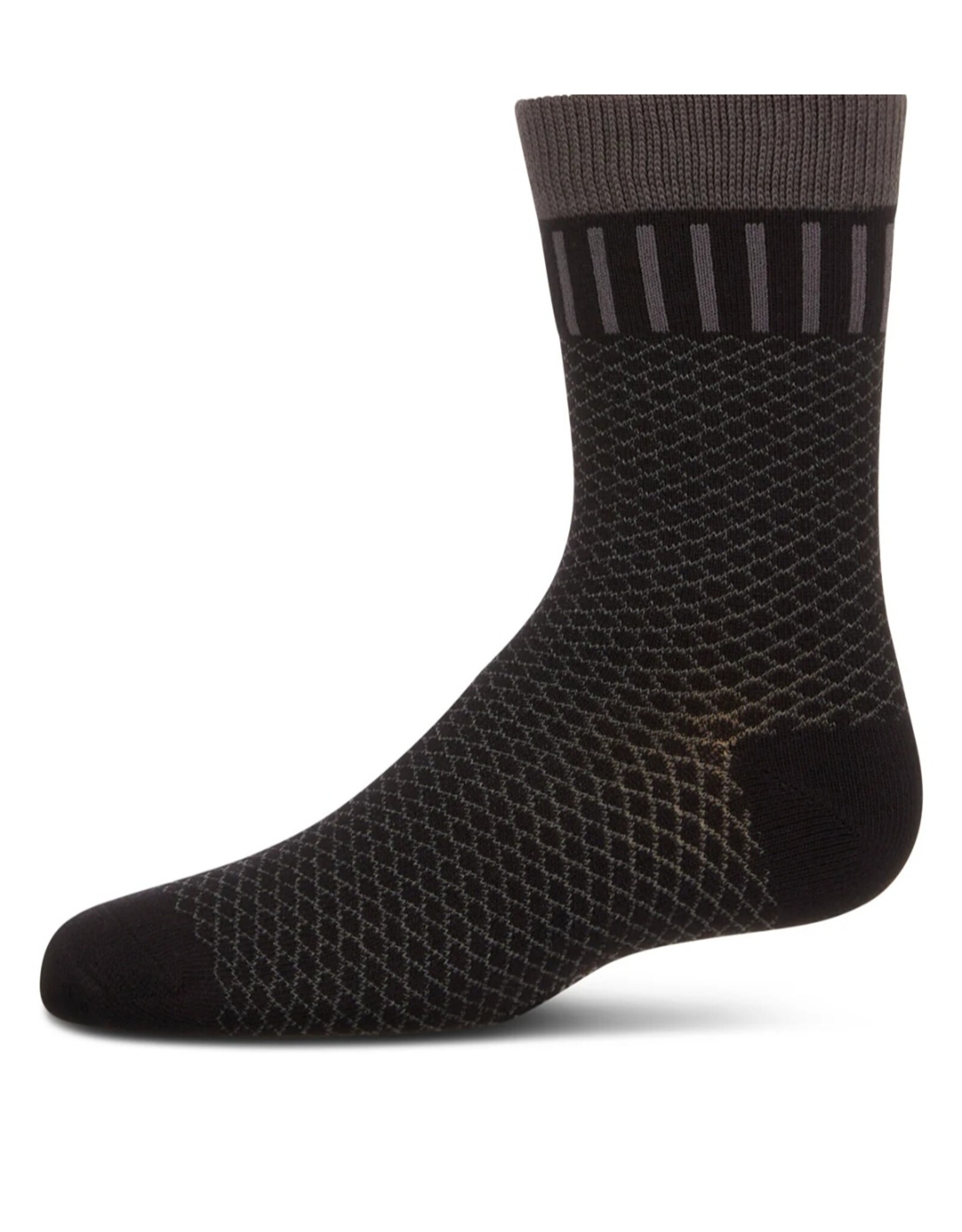Memoi Boys Geometry Crew Sock