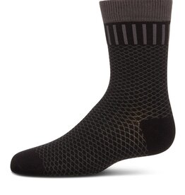Memoi Boys Geometry Crew Sock