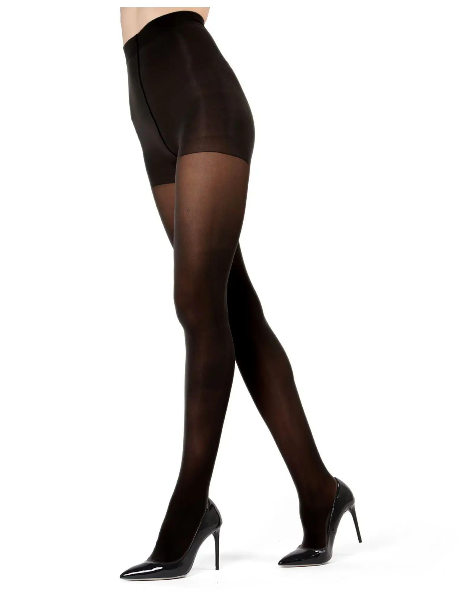 Memoi Memoi Women's Perfectly Opaque Control Top 40 Denier Tights