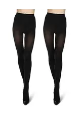 Memoi Memoi Women's Non-Control Top 2-Pair Pack Tights 60 Denier