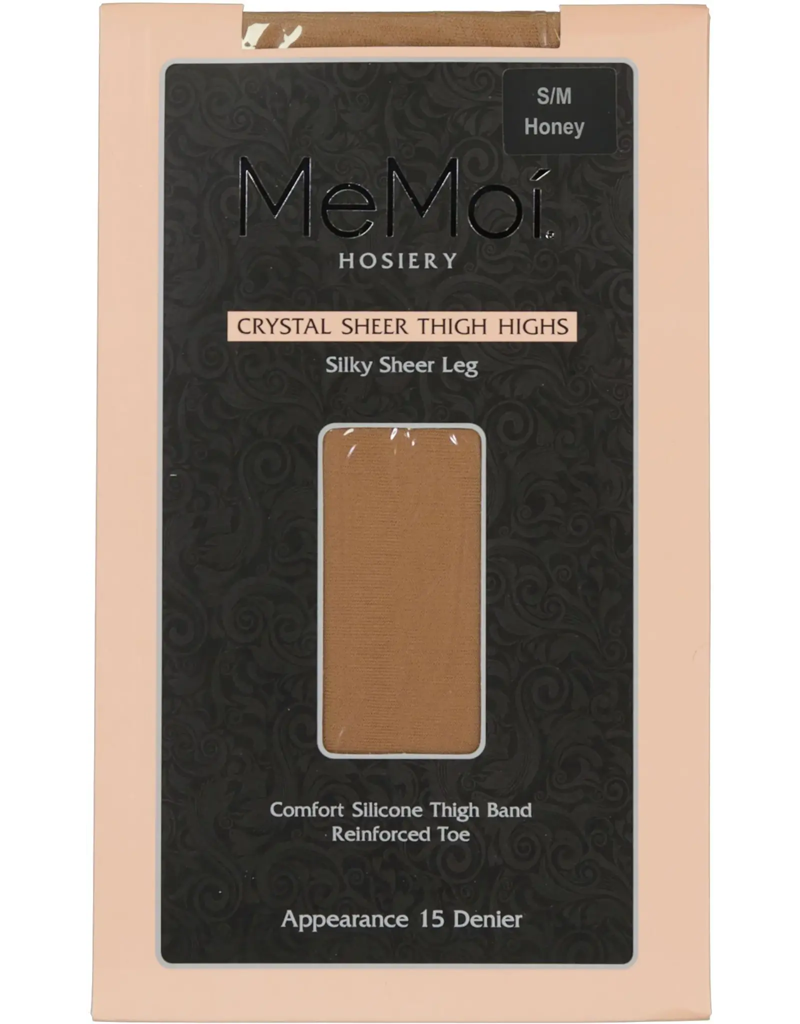 Memoi Memoi Women's Silky Sheer Nylon 15 Denier Thigh Highs