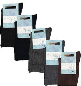 Esatto Esatto Bamboo Ribbed Crew Socks