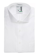 Alviso Alviso Boys White Long Sleeve Cotton Non Iron Solid Dress Shirt