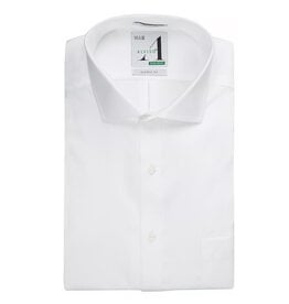 Alviso Alviso Boys White Long Sleeve Cotton Non Iron Solid Dress Shirt