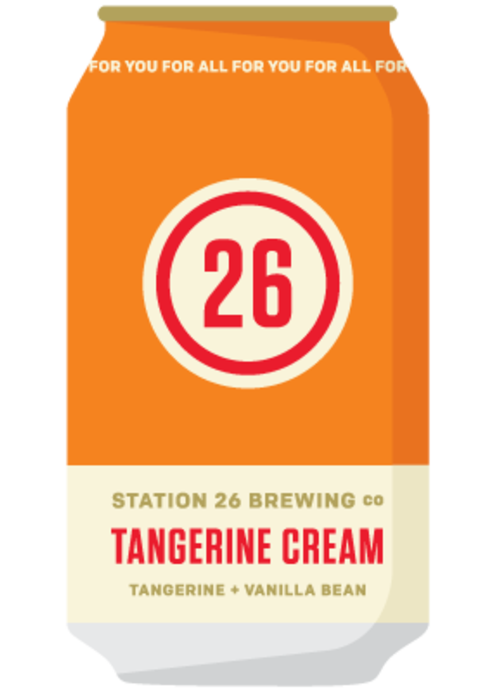 Beer 6Pack - Station 26 Brewing - Tangerine Cream
