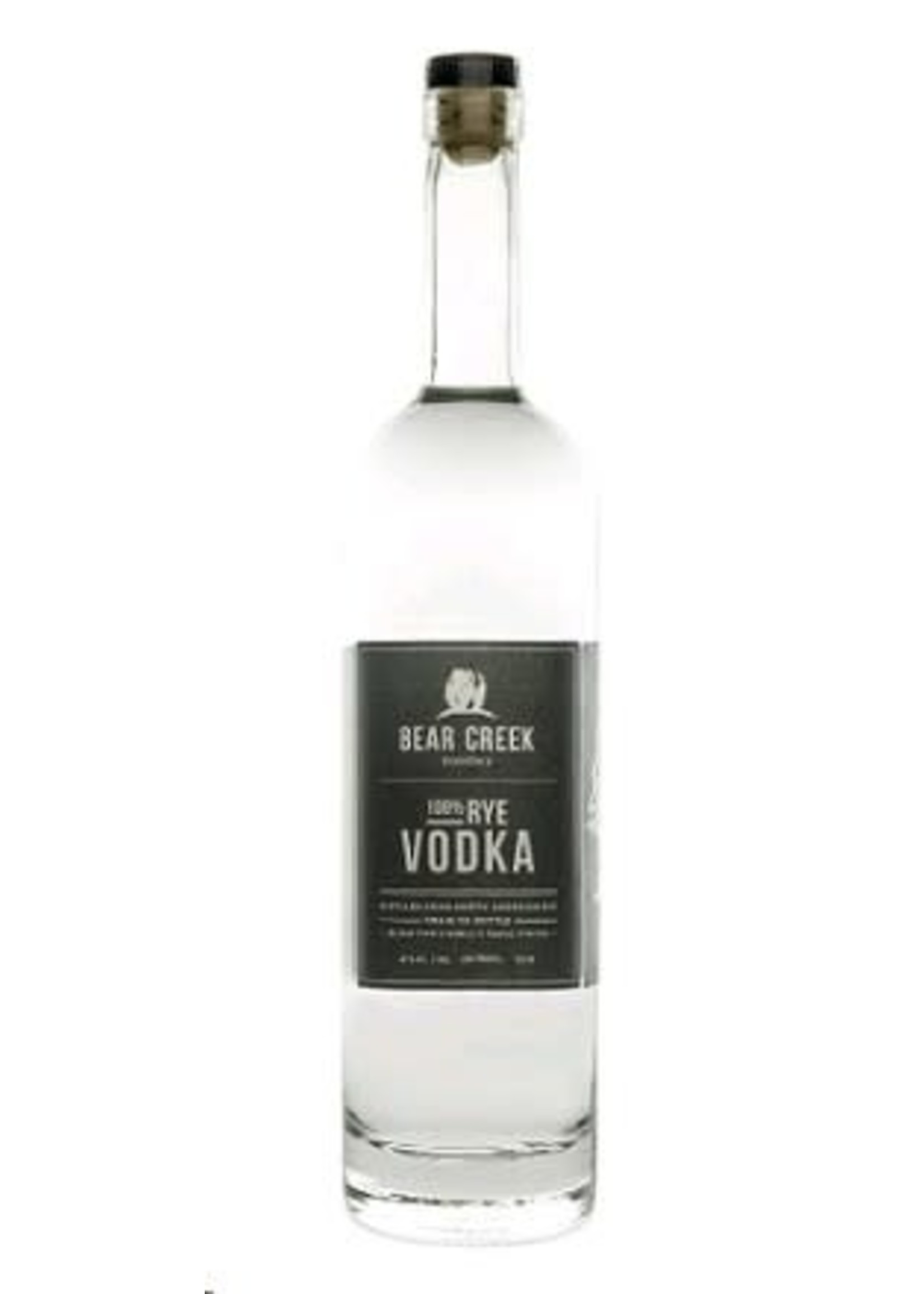Vodka - Bear Creek Distillery - Rye Vodka