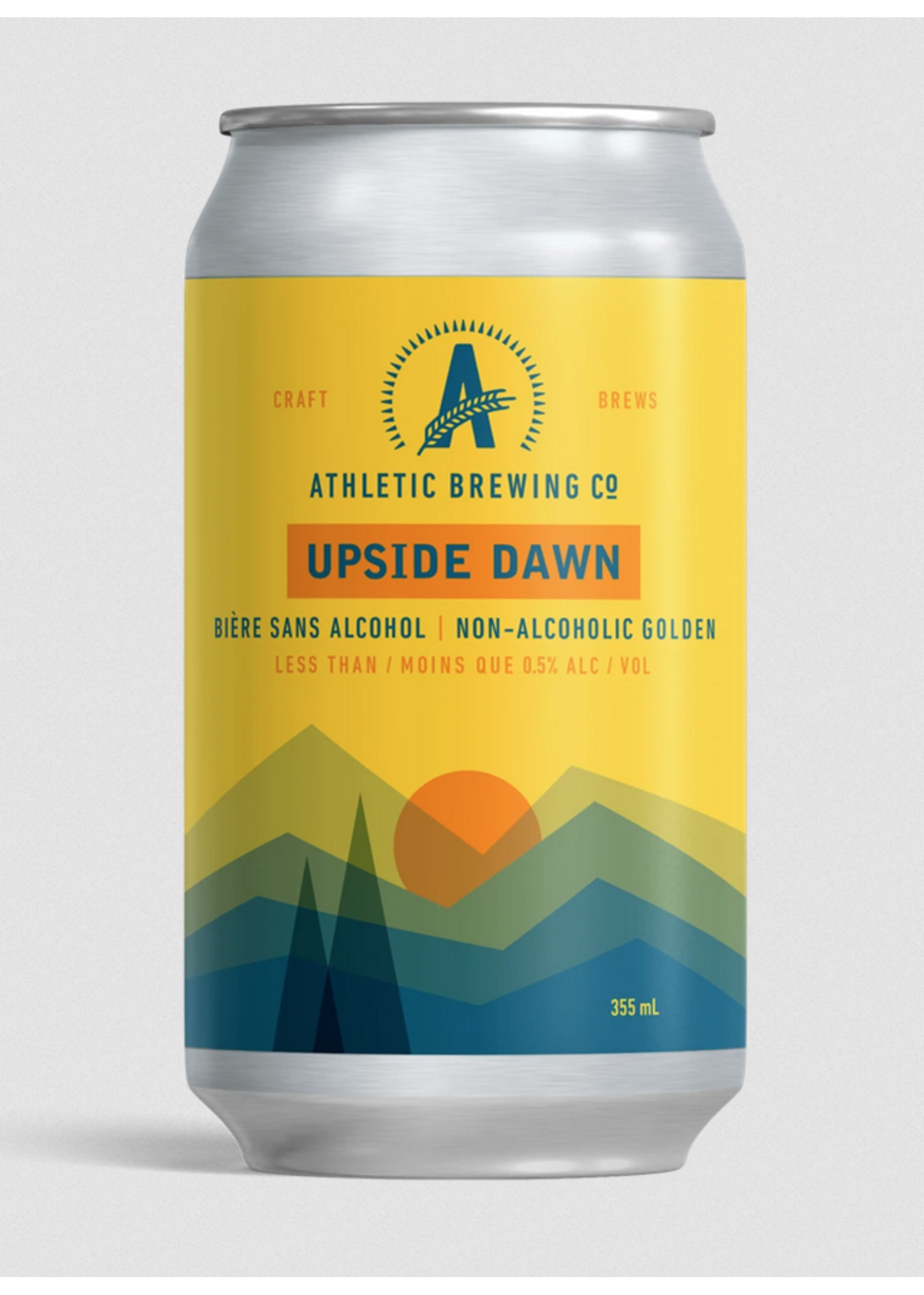 Athletic Brewing Company Non-Alcoholic Beer 6Pack -  Athletic Brewing Company - Upside Dawn Golden Ale