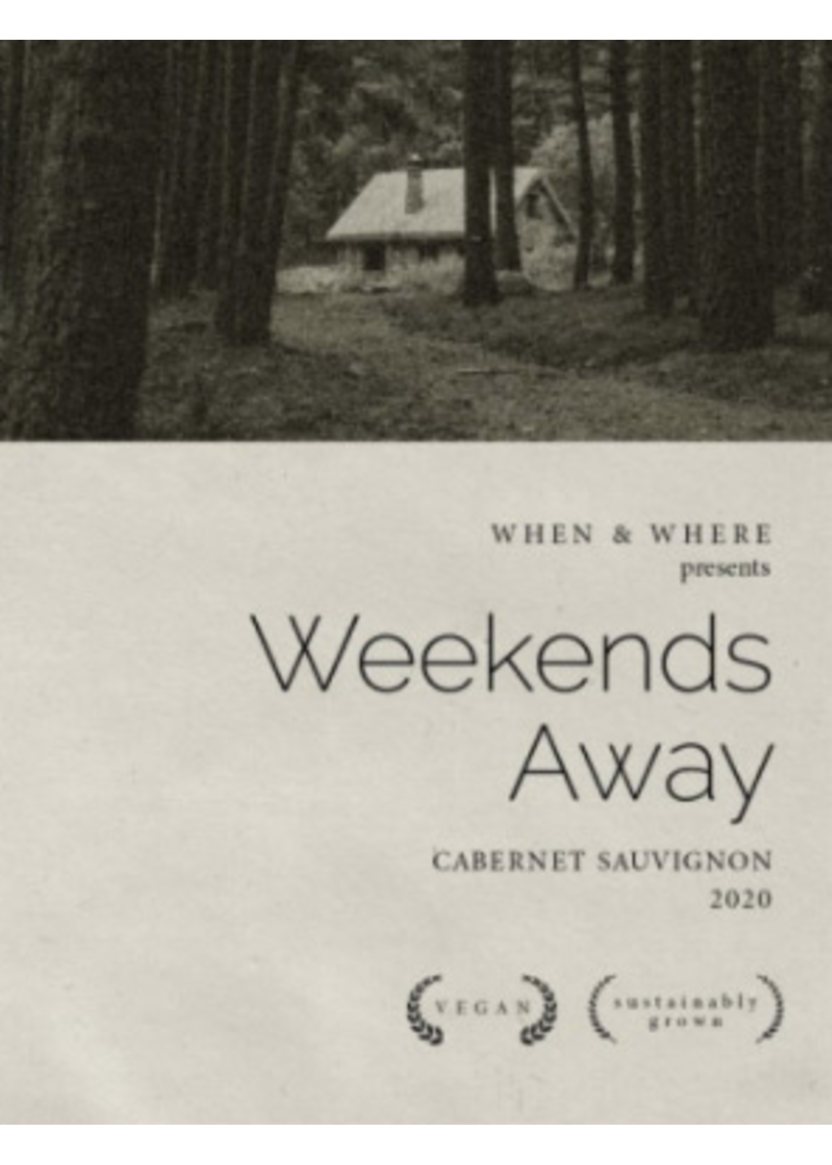 When & Where Australia Red - When & Where - Weekends Away Cabernet Sauvignon 2021