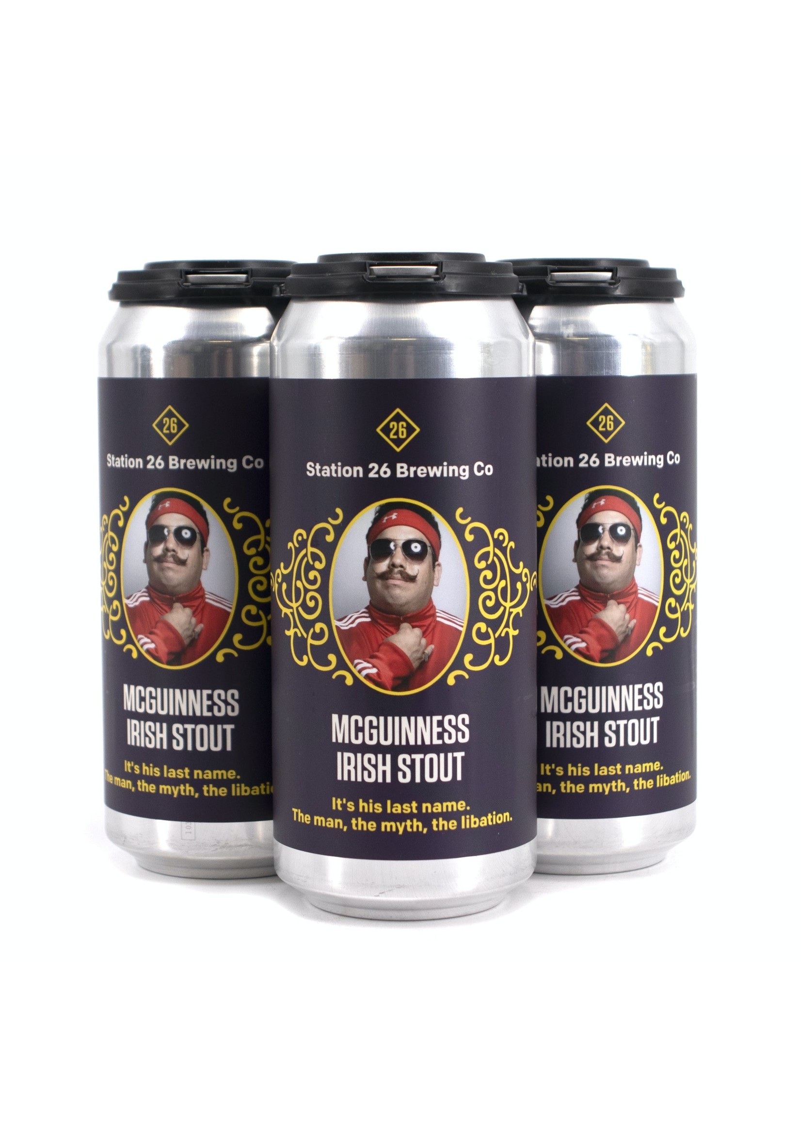 Beer 6Pack - Station 26 Brewing - McGuinness Irish Stout
