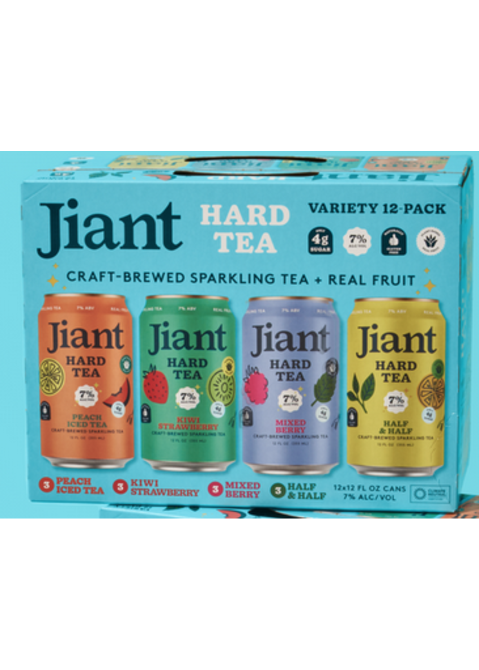 Jiant Hard Tea 12 Pack - Jiant -Hard Tea Mix Pack
