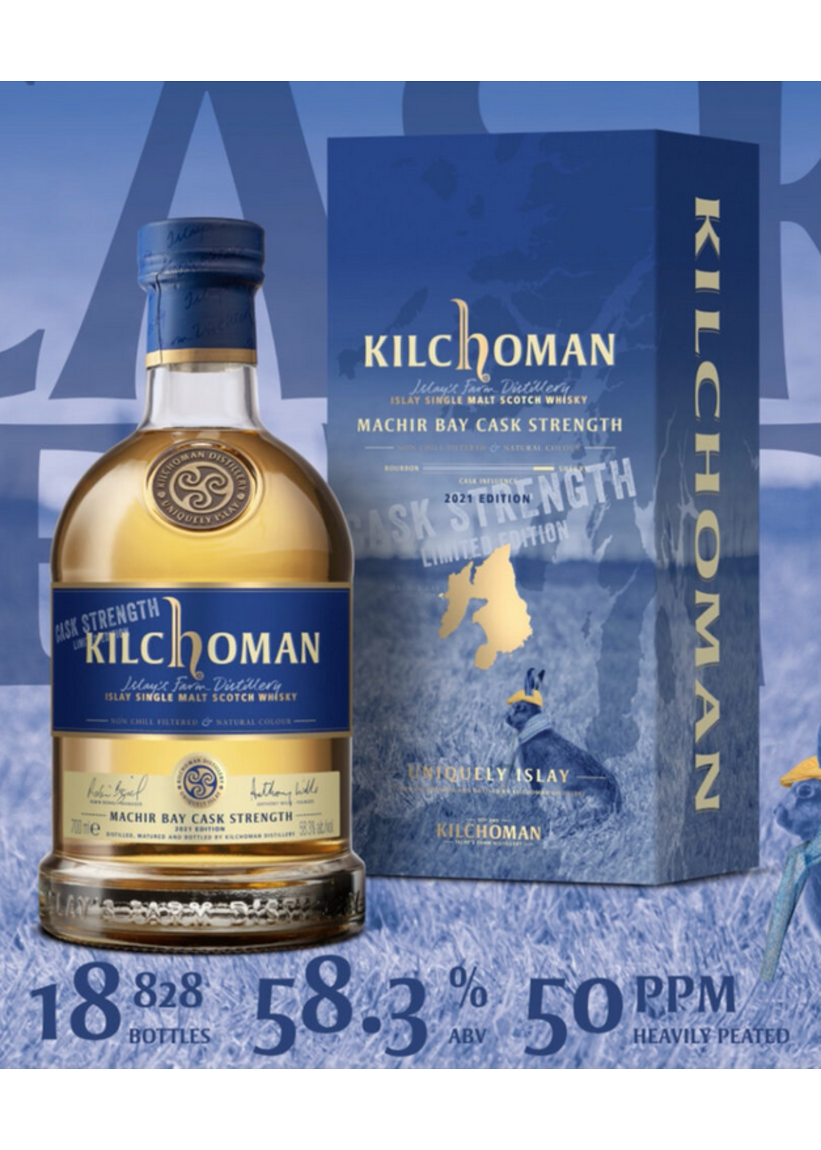 Islay's Farm Distillery Scotch - Kilchoman - Machir Bay Cask Strength -