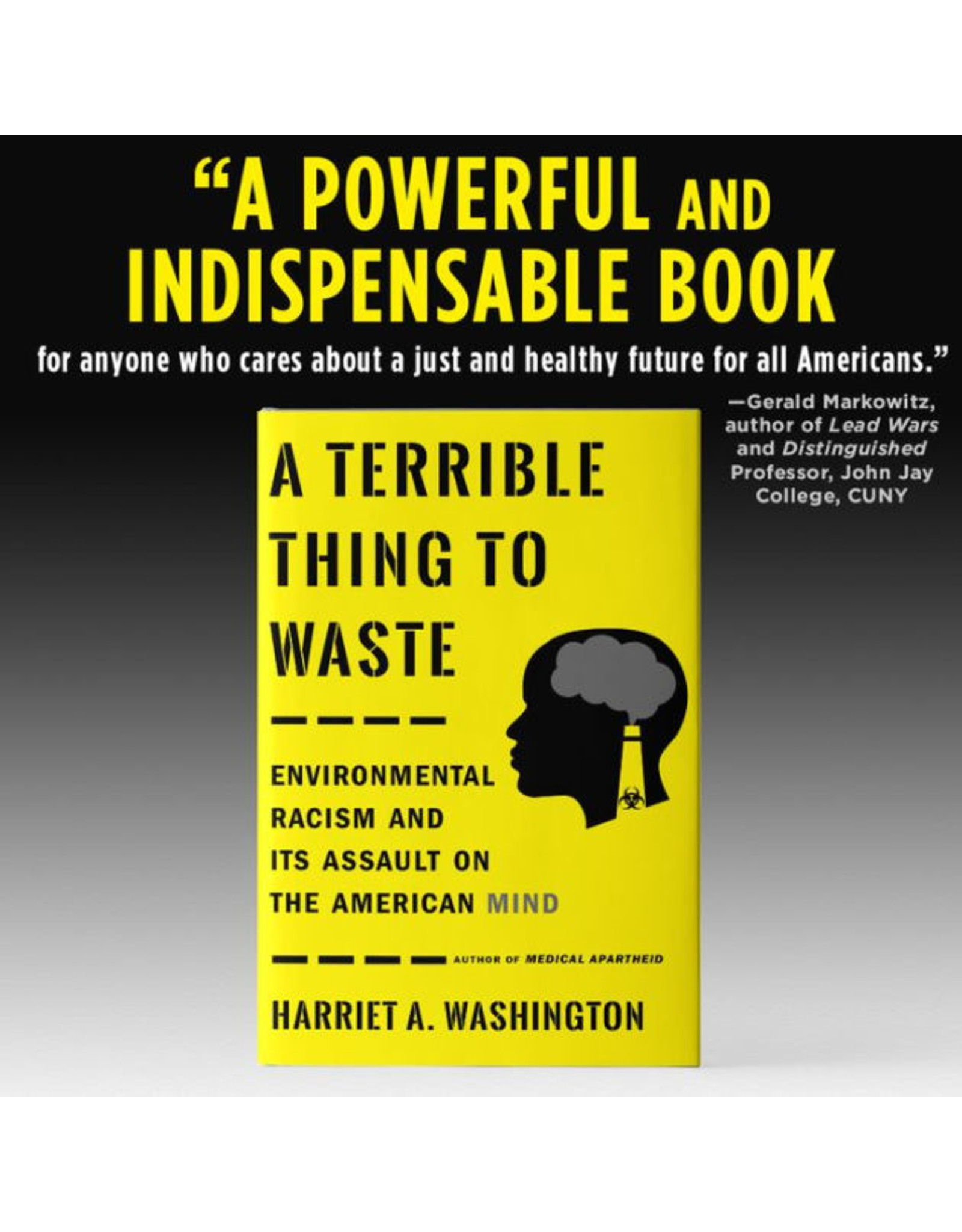 Books A Terrible Thing to Waste: Environmental Racism and Its Assault on the American Mind by Harriet A. Washington