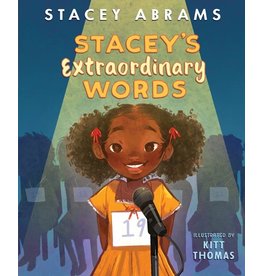 Books Stacey's Extraordinary Words by Stacey Abrams Illustrated  by Kitt Thomas (Signed First Editon)