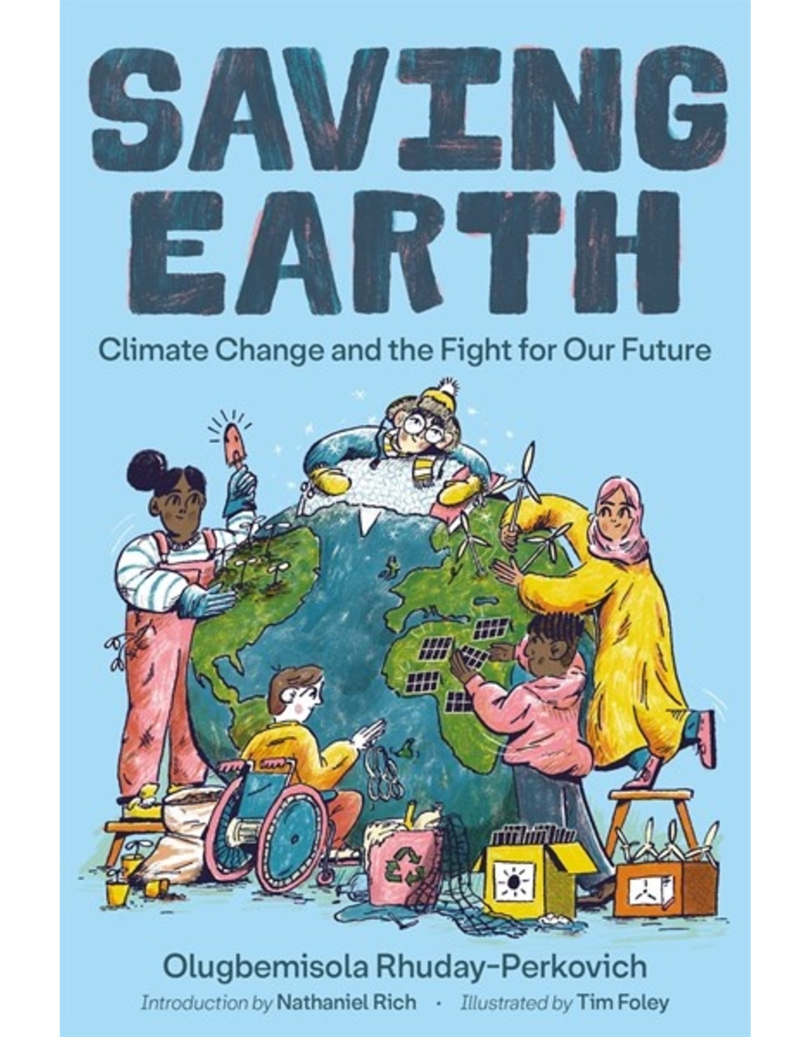 Books Saving Earth: Climate Change and the Fight for Our Future by Olugbemisola Rhuday-Perkovich