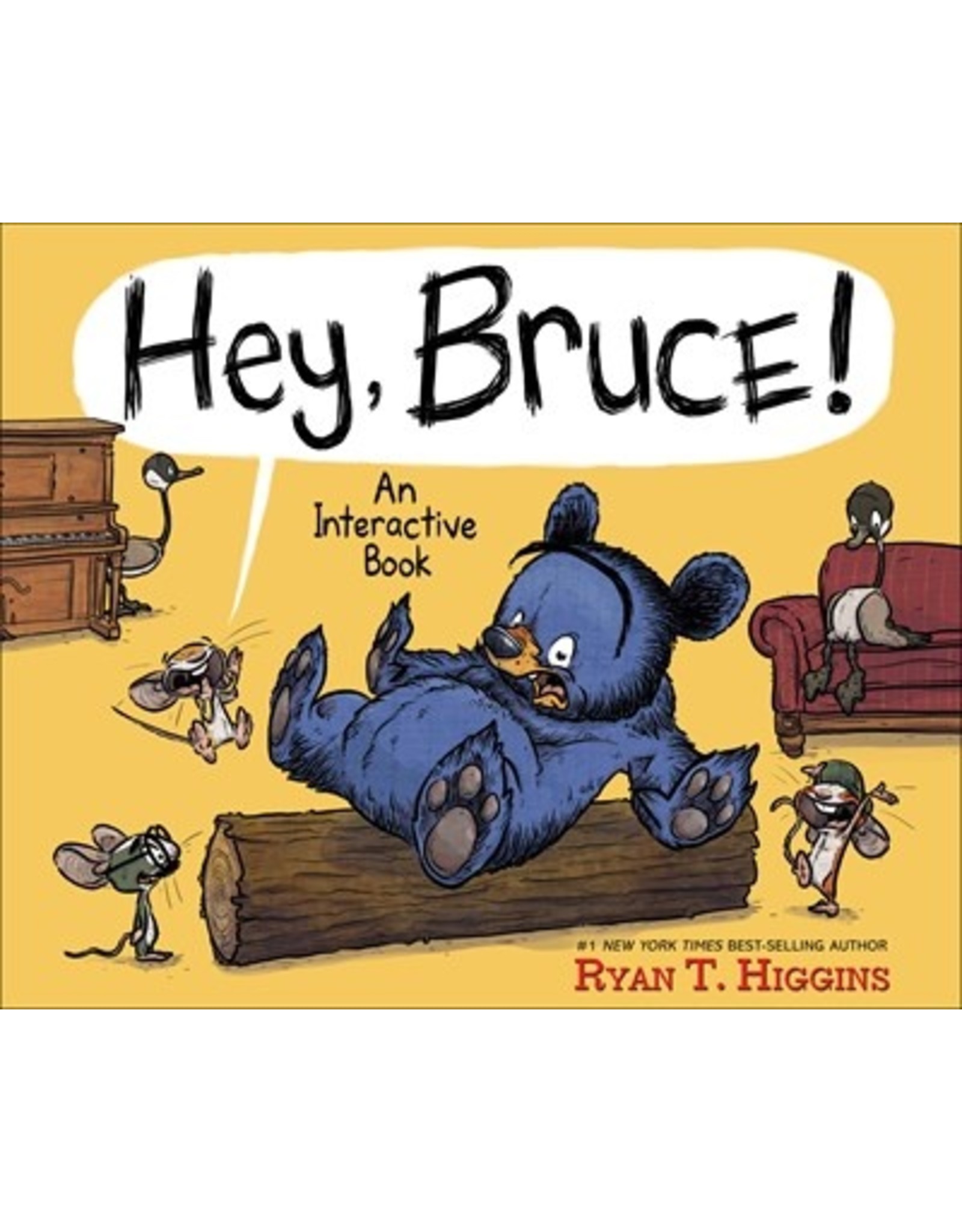 Books Hey, Bruce! : An Interactive Book  Ryan Higgins ( Holiday Catalog 2022)