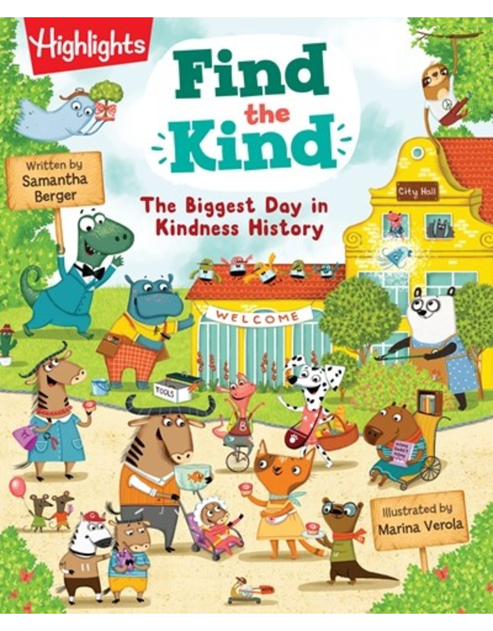 Books Find the Kind : The Biggest Day in Kindness History written by Samantha Berger ( Holiday Catalog 2024)