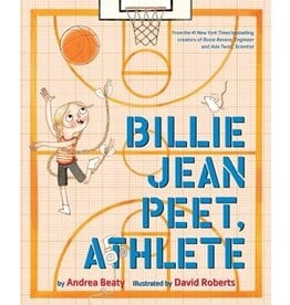 Books Billie Jean Peet, Athlete by Andrea Beaty illustrated by David Roberts  (GLIBA Holiday Catalog 2025)