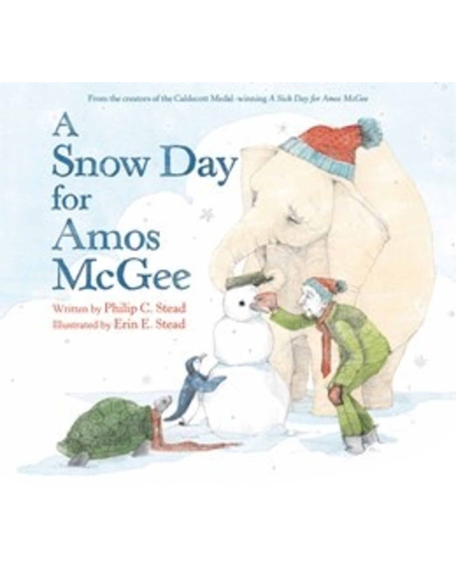Books A Snow Day for Amos McGee  by  Philip C. Stead, Erin E. Stead (signed copies) (GLIBA Holiday Catalog 2025)