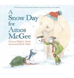 Books A Snow Day for Amos McGee  by  Philip C. Stead, Erin E. Stead (signed copies) (GLIBA Holiday Catalog 2025)