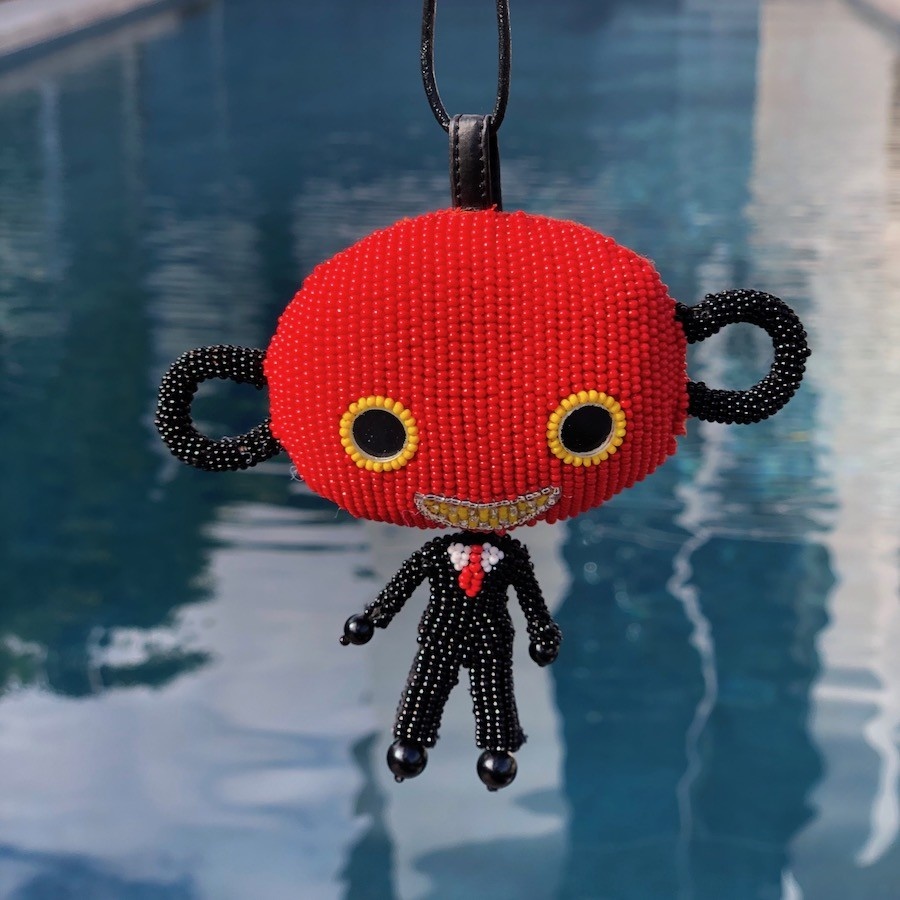 Walter Van Beirendonck Necklace Skattebol Red - Please Do Not Enter