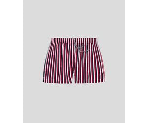 Swim Shorts Vertical Stripes: Navy/White