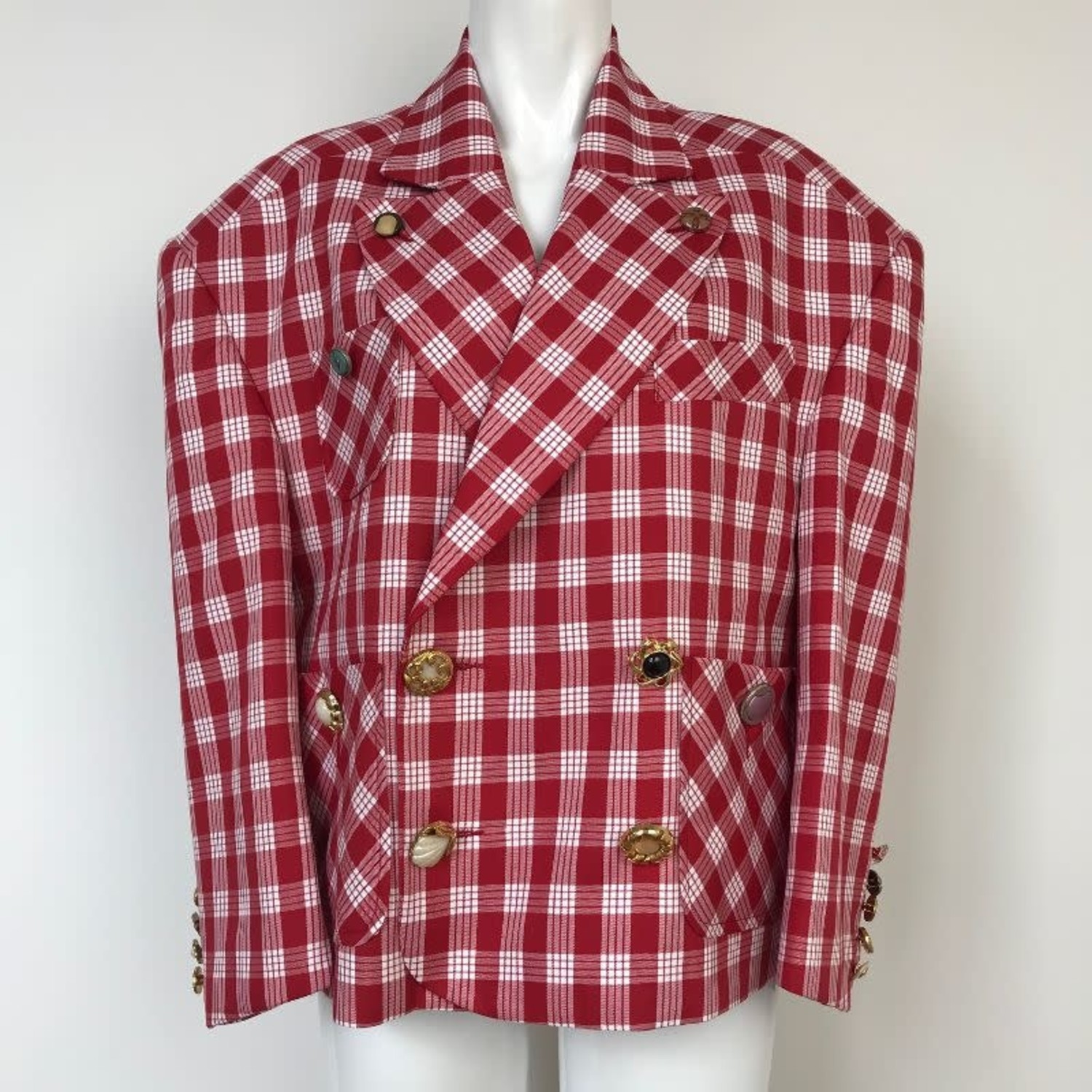 BoTT GINGHAM SHELL JAKET RED ボット BoTT Gingham Shell Jacket - Red – Goodhood