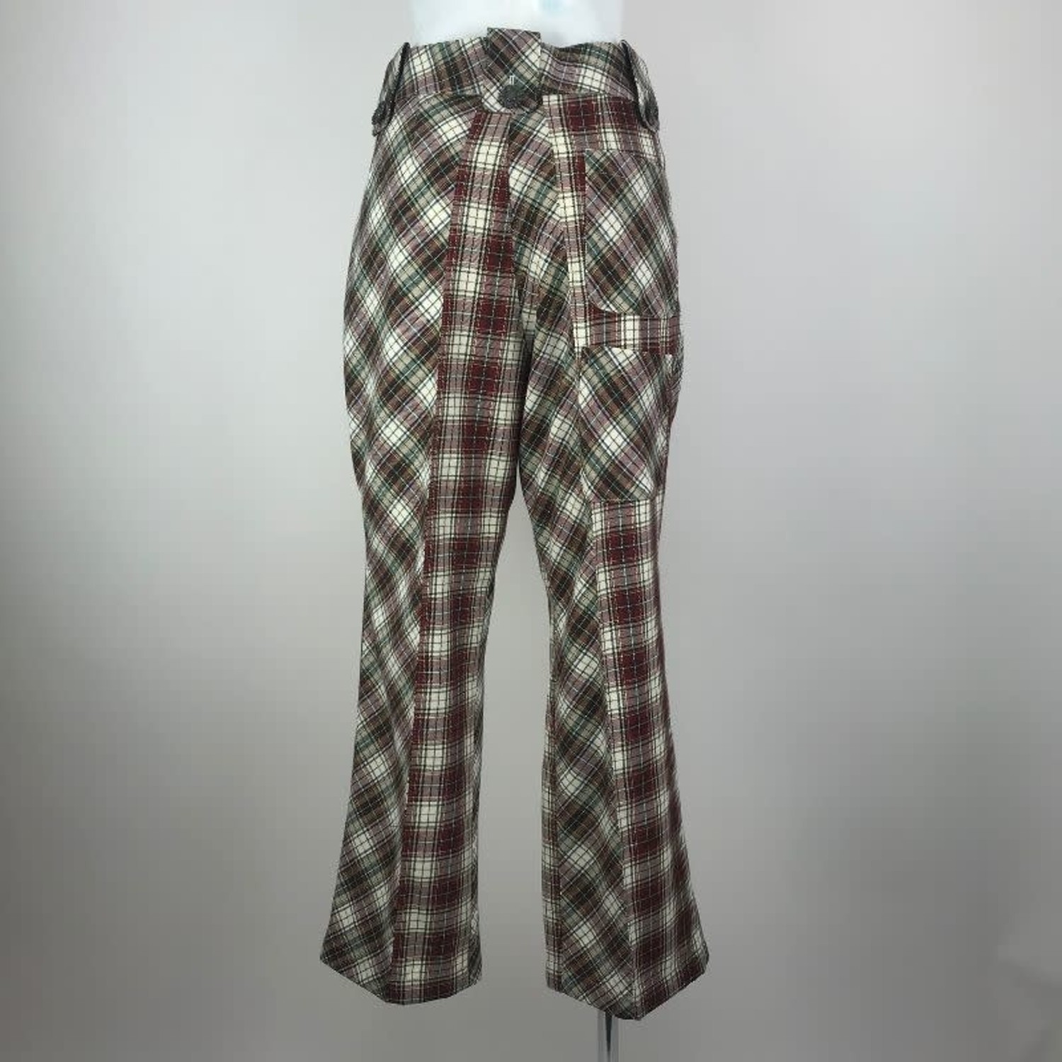 red tartan pants