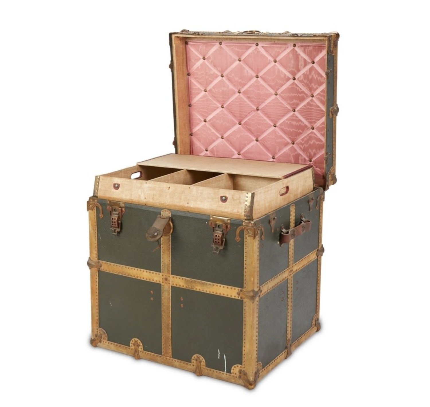 Antique Steamer Trunk by F Endebrock Trunk Co.