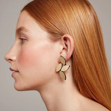 ISKIN SISTERS Kate Leaves Earrings