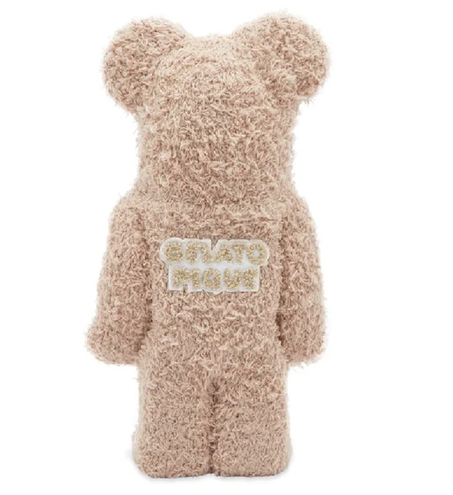 BEARBRICK X GELATO PIQUE - Beige Figurine 400% - Please Do BEARBRICK X GELATO PIQUE - Beige Figurine 400% - Please Do