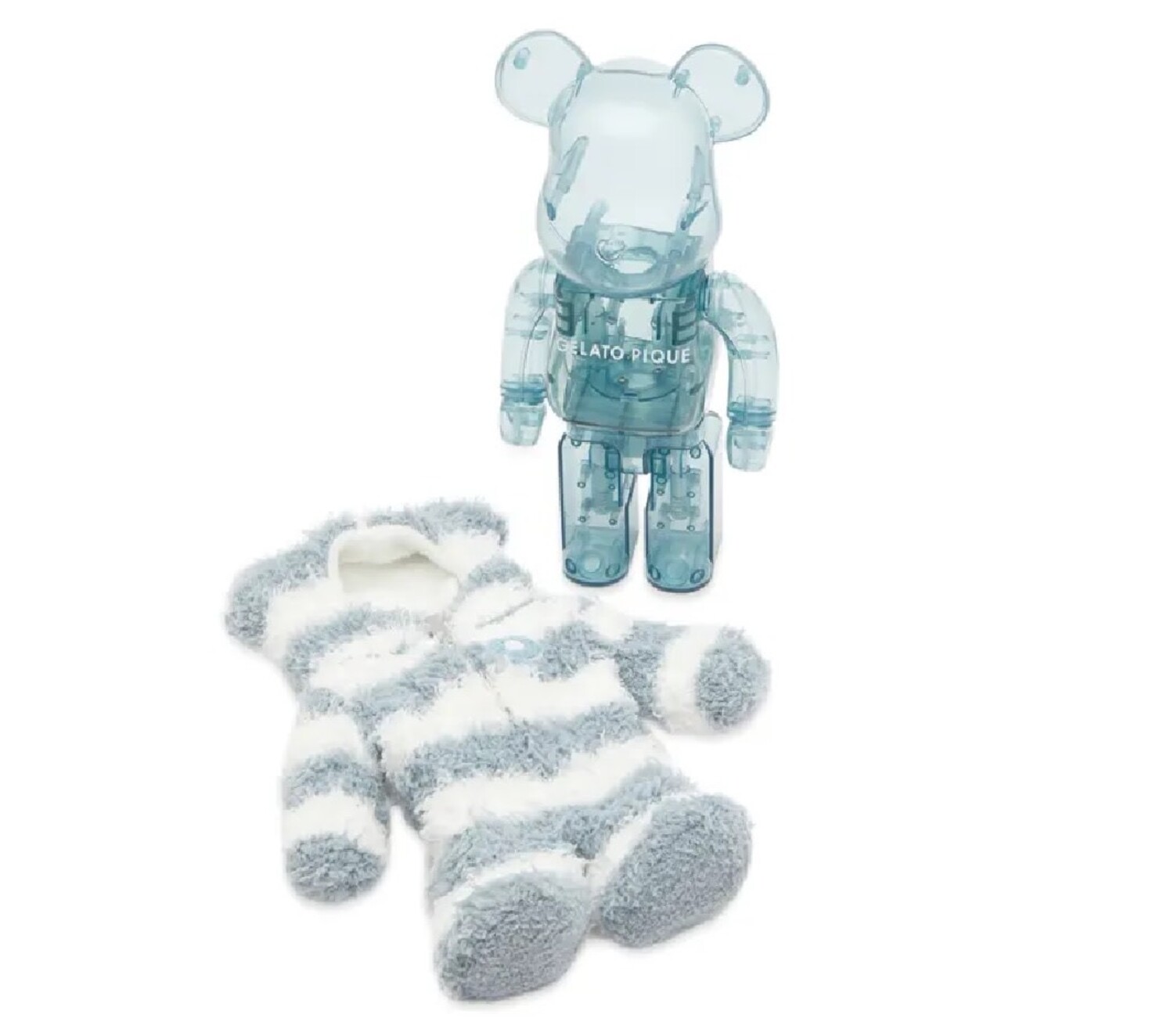 BEARBRICK X GELATO PIQUE - Mint Figurine 400% - Please Do Not Enter