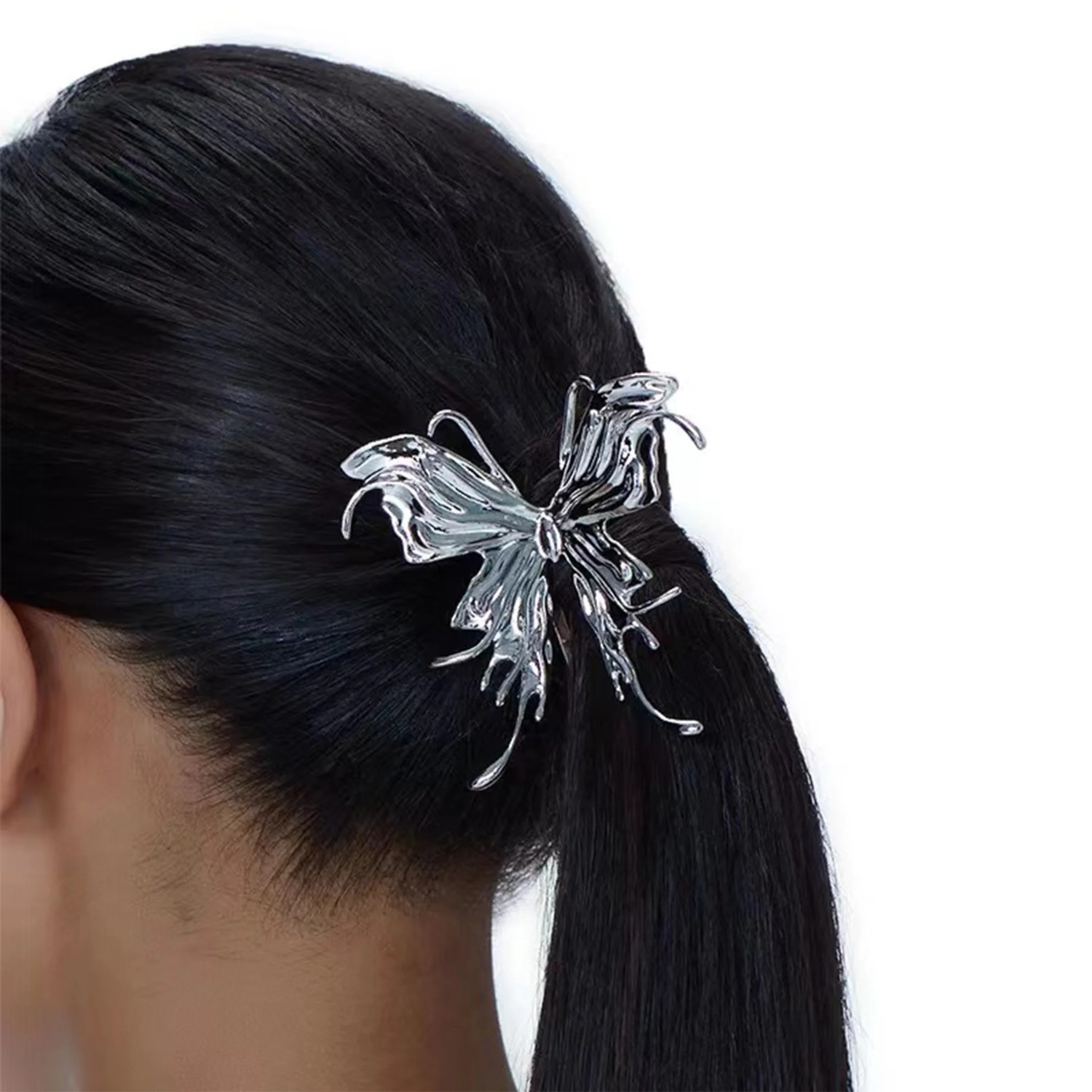 Black Butterfly Hair Clips