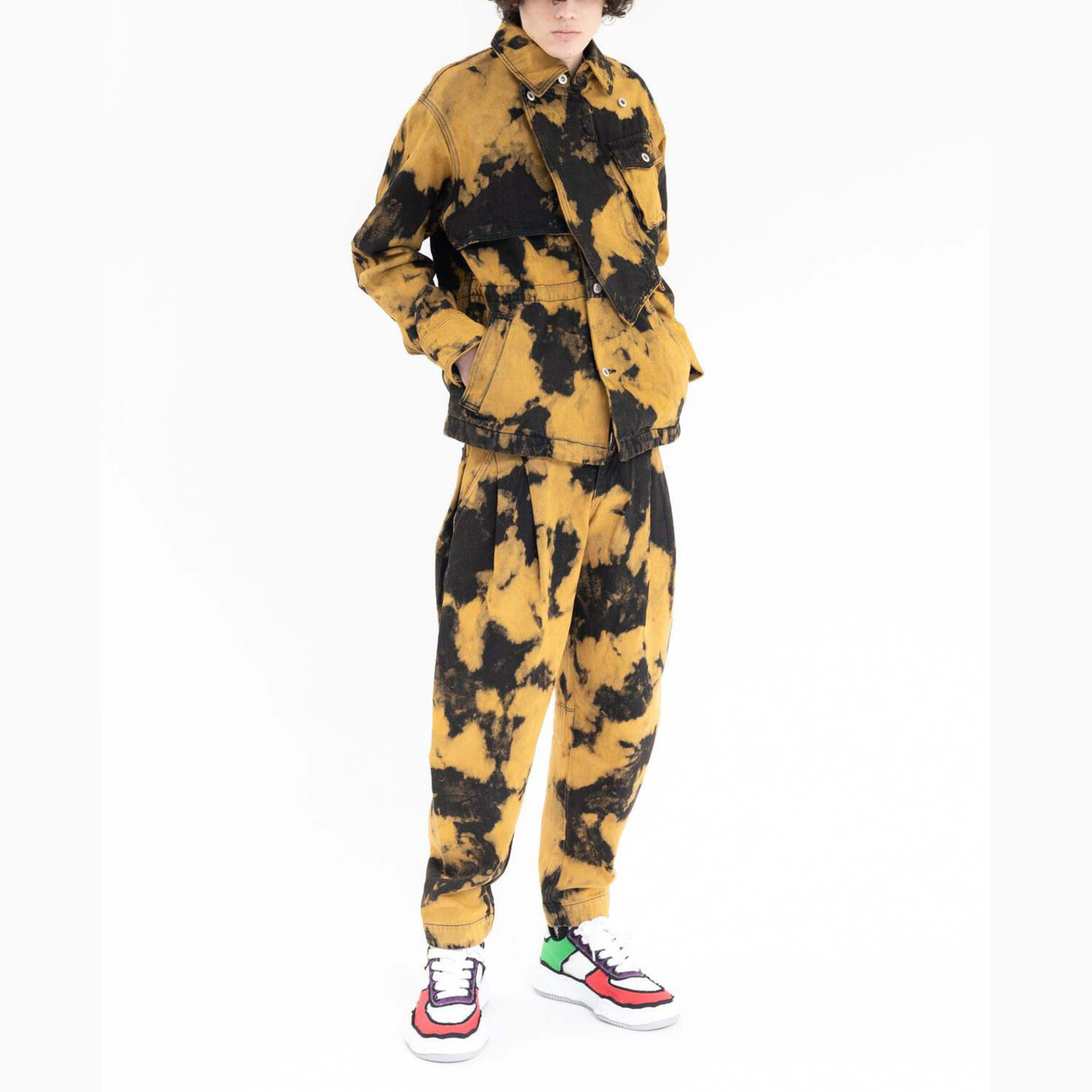 FW22 Jacket Tie-Dye Denim - Please Do Not Enter FW22 Jacket Tie-Dye Denim - Please Do Not Enter