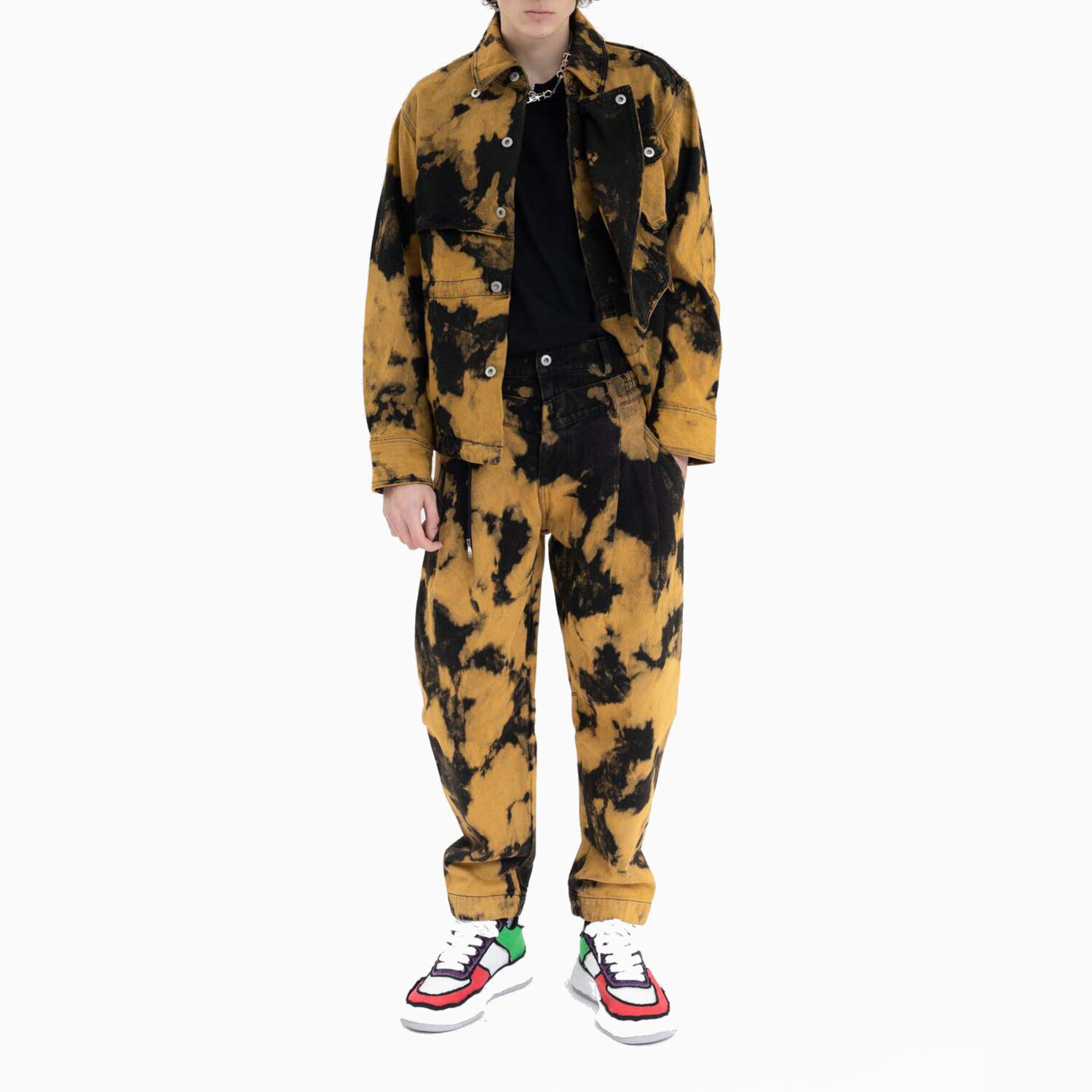 FW22 Jacket Tie-Dye Denim - Please Do Not Enter